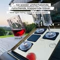 Miniatyrbild 4 av 11: Magnetiska vinglas i plast Silwy Magnetic Plastic Glass Wine, transparent, 20 cl, 6-pack + magnetiska glasunderlägg