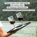 Miniatyrbild 7 av 11: Magnetiska vinglas i plast Silwy Magnetic Plastic Glass Wine, transparent, 20 cl, 6-pack + magnetiska glasunderlägg