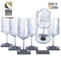 Miniatyrbild 2 av 11: Magnetiska vinglas i plast Silwy Magnetic Plastic Glass Wine, transparent, 20 cl, 6-pack + magnetiska glasunderlägg