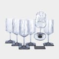 Miniatyrbild 1 av 11: Magnetiska vinglas i plast Silwy Magnetic Plastic Glass Wine, transparent, 20 cl, 6-pack + magnetiska glasunderlägg