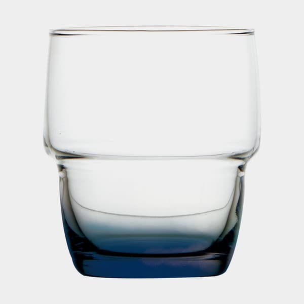 Plastglas Marine Business Stackable Party Blue, transparent/blå, 28 cl, 6-pack