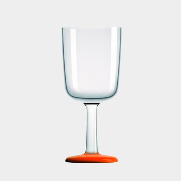 Vinglas i plast Palm Verre à Vin Orange, non-slip, transparent/orange, 30 cl, 6-pack