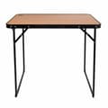 Miniatyrbillede 2 af 7: Sammenklappeligt bord Aktive Camping Bambus 80 x 67 x 60 cm