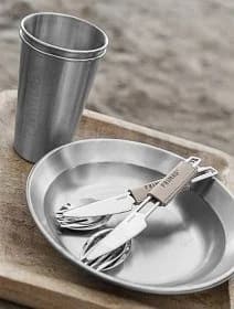 PRIMUS CAMPFIRE PLATE, Primus tallrik rostfritt stål
