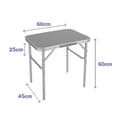 Miniatyrbillede 4 af 4: Sammenklappeligt bord Marbueno 60 x 25 x 45 cm Multifarvet