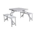 Miniatyrbillede 1 af 3: Picnic bord Marbueno Grå 136 x 67 x 85 cm Aluminium