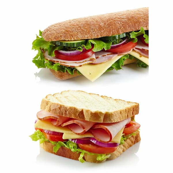 Set med återanvändningsbara livsmedelspåsar Algon Lunchväska 60 Delar 16 x 30,5 cm (24 antal)