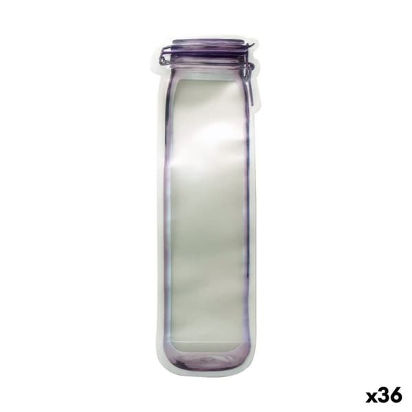 Uudelleenkäytettävä ruokapussisetti 4 Kappaletta 10,5 x 32 x 6 cm (36 Osaa)