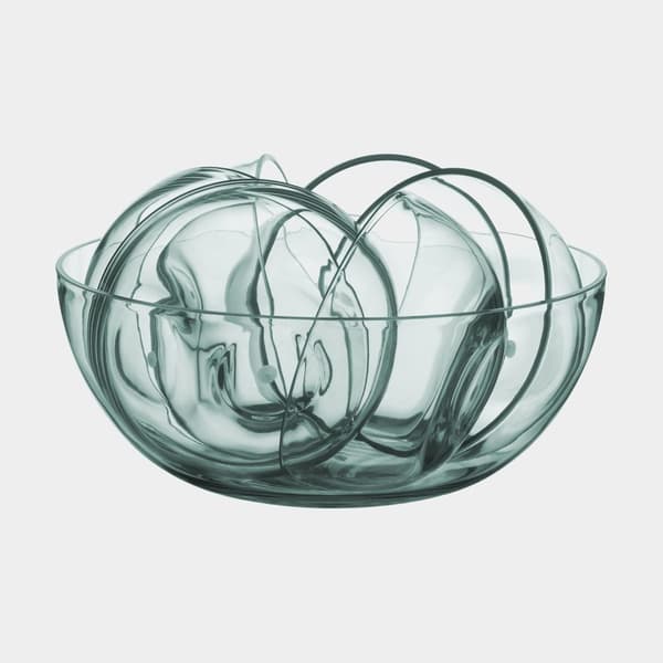 Skålar i plast Marine Business Bahamas Natural, 1 stor skål + 6 mindre skålar, transparent, 27/15 cm, 7 delar