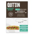 Pikkukuva 3 / 3: Uudelleenkäytettävä ruokapussisetti Quttin Eväslaatikko TNT (Non Woven) 3 Kappaletta 13 x 30 cm (36 Osaa)