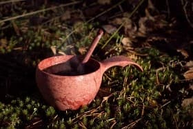 KUPILKA 21, Kuplika kåsa träkomposit