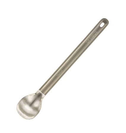 OPTIMUS SPOON TITANIUM LONG, lång titaniumsked torrmat
