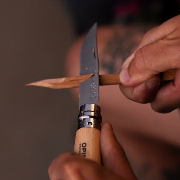 Taskuveitsi Opinel Nº6 7 cm Ruostumaton teräs pyökki