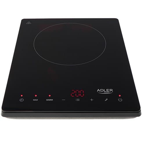 Adler | Liesi | AD 6513 | Polttimien/keittoalueiden lukumäärä 1 | LCD-näyttö | Musta | Induktio