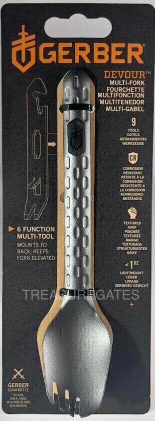 GERBER DEVOUR, bestick Gerber, spork aluminium