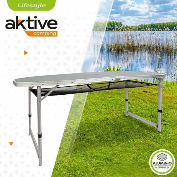 Sammenklappeligt bord Aktive 149 x 80 x 59 cm Camping