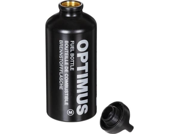 Optimus 8021021, Polttoainepullo, Alumiini, Musta, 0,6 L, 178 g, 7,3 cm