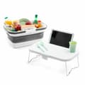 Miniatyrbild 9 av 11: Hopfällbar Picknickkorg med Bordslock Pickning InnovaGoods