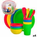 Miniatyrbild 1 av 5: Picknick set Aktive 22,5 x 1,5 x 22,5 cm polypropen (4 antal)