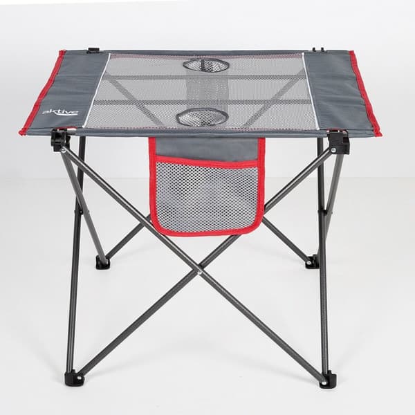 Sammenklappeligt bord Aktive Camping Grå 62 x 50 x 50 cm (2 enheder)