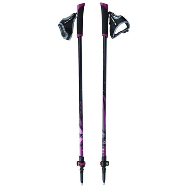 Vaellussauva Viking 650/24/8557/0947/UNI Musta Purppura (2 osaa)