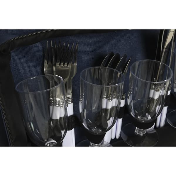 Picknick set DKD Home Decor 43 x 23 x 29 cm Marinblå