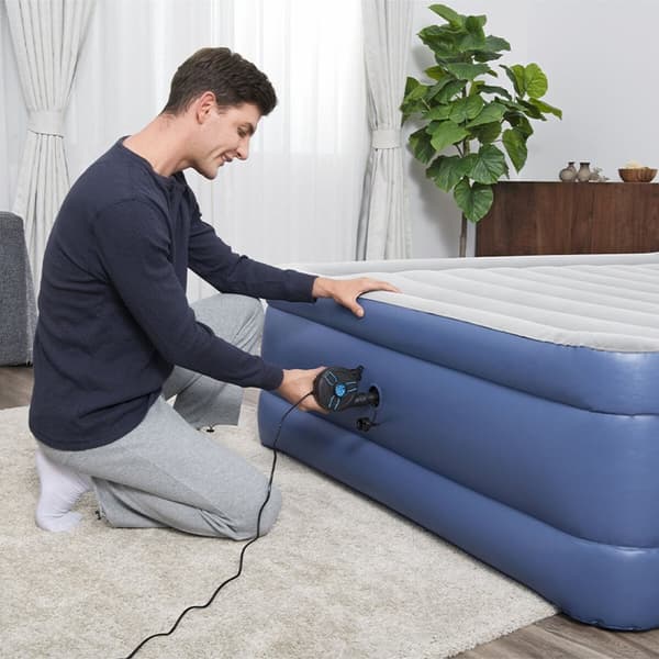 Bestway Elektrisk Pump Kontakt 11,3x10,1x11 cm 680 Liter/Minut Uppblåsbar och Camping 62252