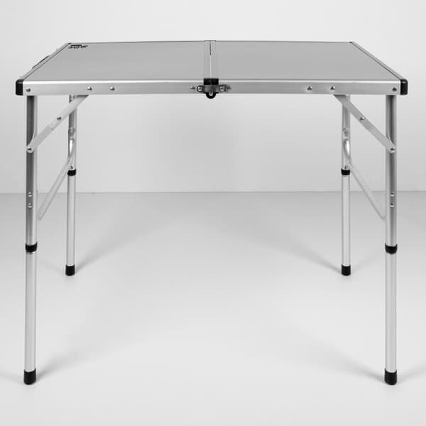 Sammenklappeligt bord Aktive Camping Grå 90 x 70 x 60 cm (2 enheder)