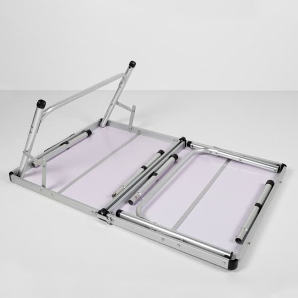 Sammenklappeligt bord Aktive Camping Grå 90 x 70 x 60 cm (2 enheder)