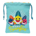 Miniatyrbillede 1 af 3: Snackpose Baby Shark Surfing Blå Hvid PVC 20 x 25 x 1 cm sæk (sack)