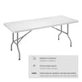 Miniatyrbillede 3 af 4: Sammenklappeligt bord EDM 75130 Hvid