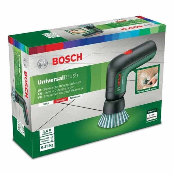 Multiverktøy BOSCH Universalbrush USB Børste Svart 3,6 V