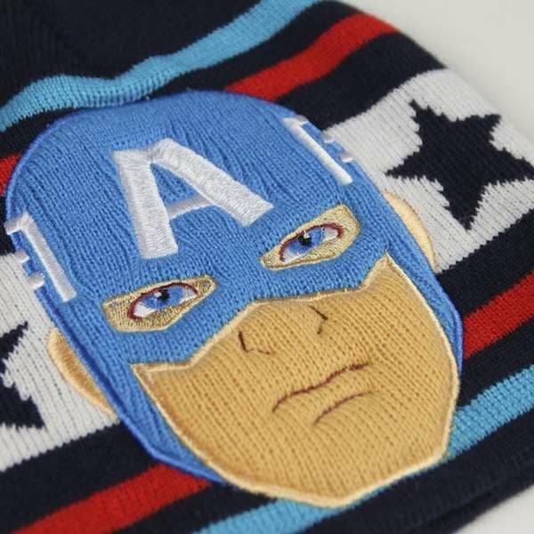 Barnehatt Captain America The Avengers Mørkeblå