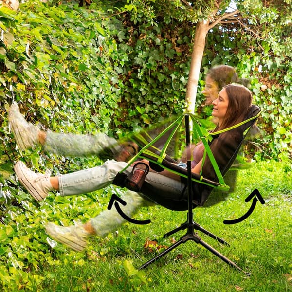 Sammenleggbar Campingstol Med Huske Kamprock InnovaGoods