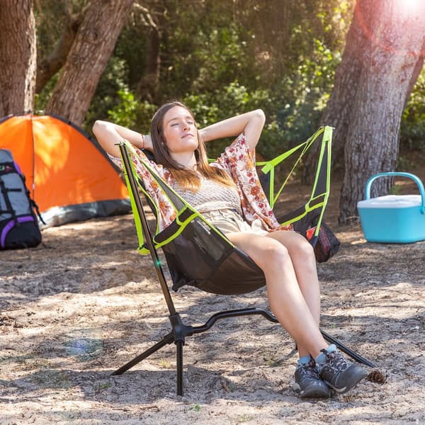 Sammenleggbar Campingstol Med Huske Kamprock InnovaGoods