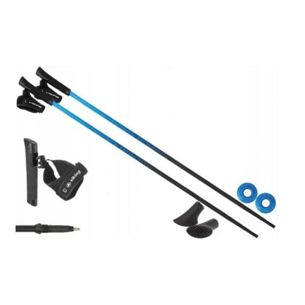 Trekkingkäpp Viking Pro-Trainer Blå Svart 115 cm (2 antal)