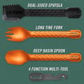 Miniatyrbild 1 av 11: GERBER COMPLEAT FLAT,  bestickset Gerber, spork aluminium