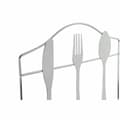 Miniatyrbilde 2 av 2: Stativ DKD Home Decor Stykkers Bestikk Sølv Metall Plast 23 x 15 x 22 cm