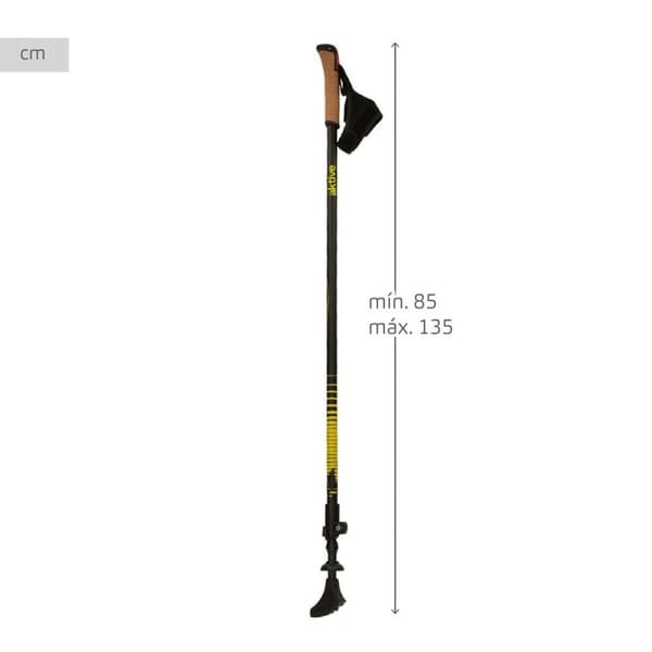 Trekkingkäpp Aktive 4,5 x 135 x 3 cm (2 antal)