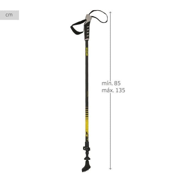 Trekkingkäpp Aktive 4,5 x 135 x 3 cm (4 antal)