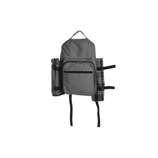 Picknick set DKD Home Decor 28,5 x 20 x 39 cm Mörkgrå