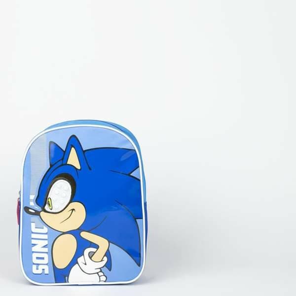 Skolebag Sonic Blå 21,7 x 28,0 x 9,0 cm