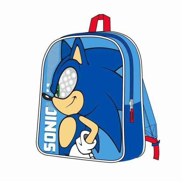 Skolebag Sonic Blå 21,7 x 28,0 x 9,0 cm