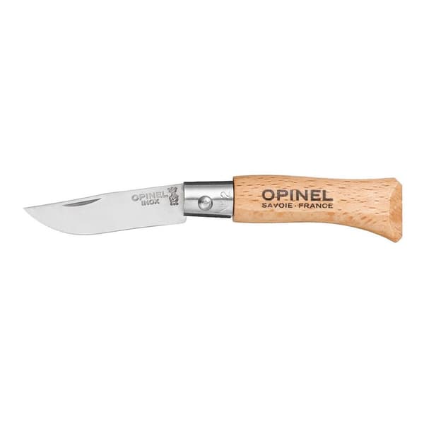 Lommekniv Opinel Nº2 Rustfrit stål birketræ 3,5 cm
