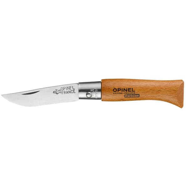 Pennkniv Opinel nº3 Kolstål bokträ 4 cm