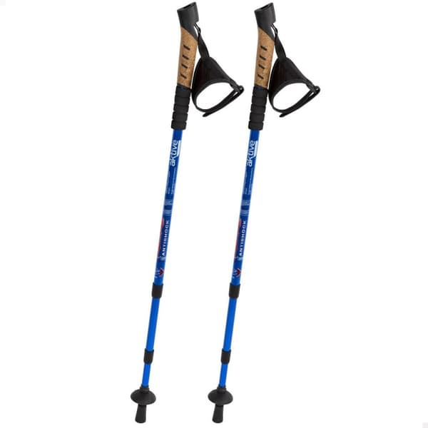 Sett med 2 turstaver Aktive 5 x 135 x 5 cm (6 enheter)