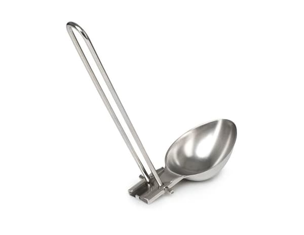 GSI FOLDING CHEF SPOON STEINLESS, Gsi vikbar stekspade rostfritt stål