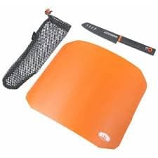 GSI SANTOKU CUT + PREP SET ,  matlagningskniv camping, vikbar skärbräda