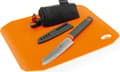 Miniatyrbild 1 av 10: GSI SANTOKU CUT + PREP SET ,  matlagningskniv camping, vikbar skärbräda