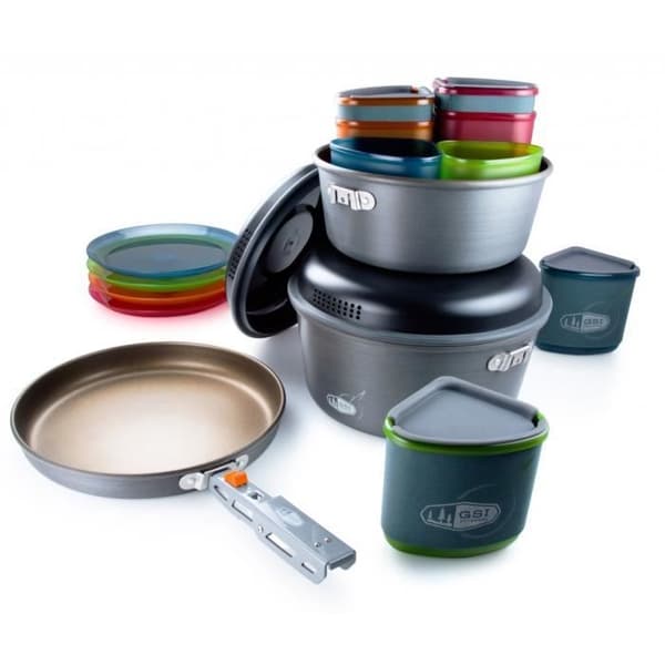 Kökskit - GSI - Pinnacle Camper - Färg grå - Vikt 1644 g - Unisex